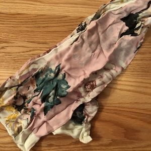 J jill floral scarf NWT